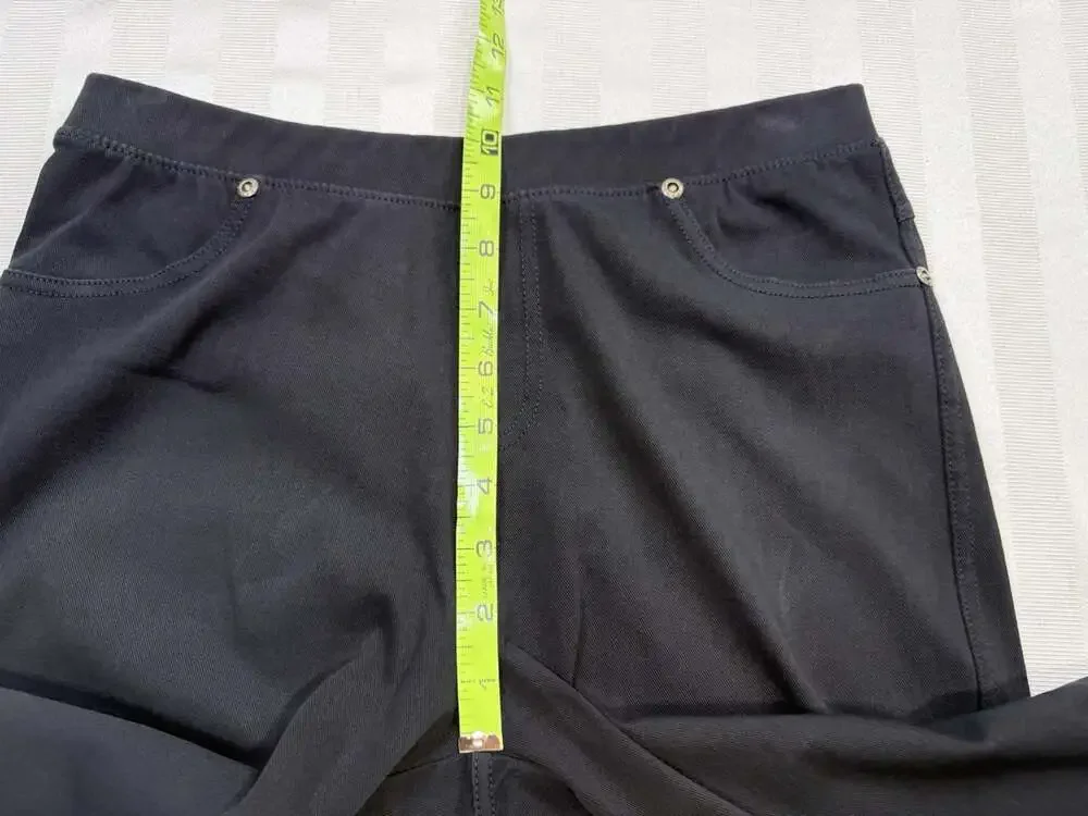 Lildy Skinny Fit High Rise Stretch Denim Jeggings Black Size S-M Back Pockets